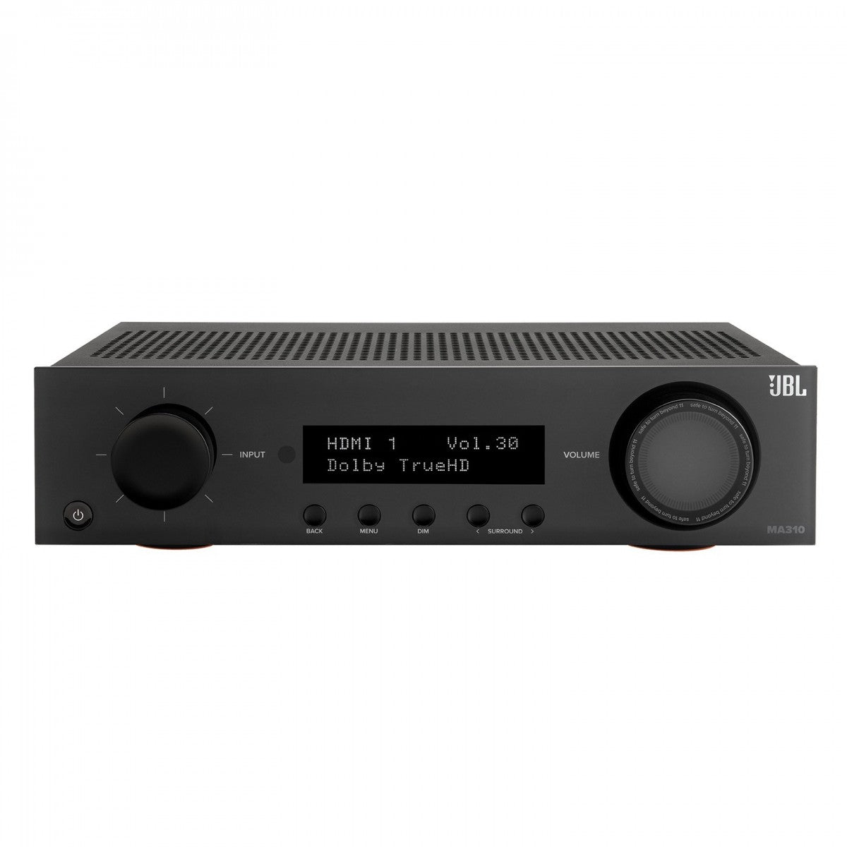 JBL MA310 5.2ch 4K AV Receiver with Wharfedale DX3 HCP 5.1 Speaker Package Black