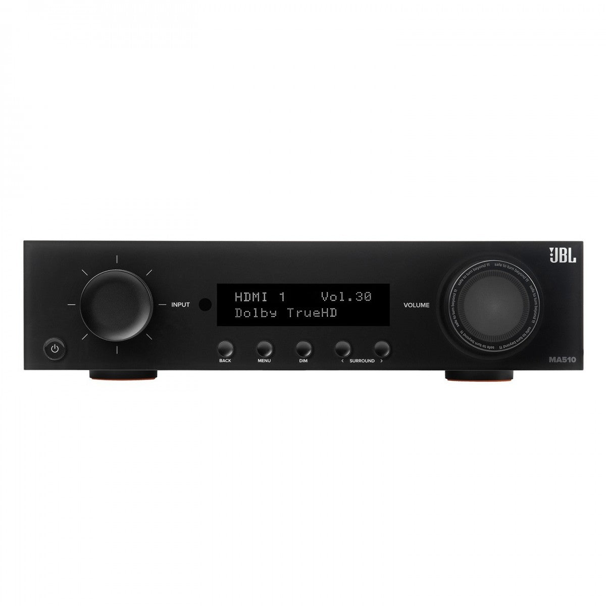 JBL MA510 5.2ch 8K AV Receiver with Wharfedale DX3 HCP 5.1 Speaker Package Black