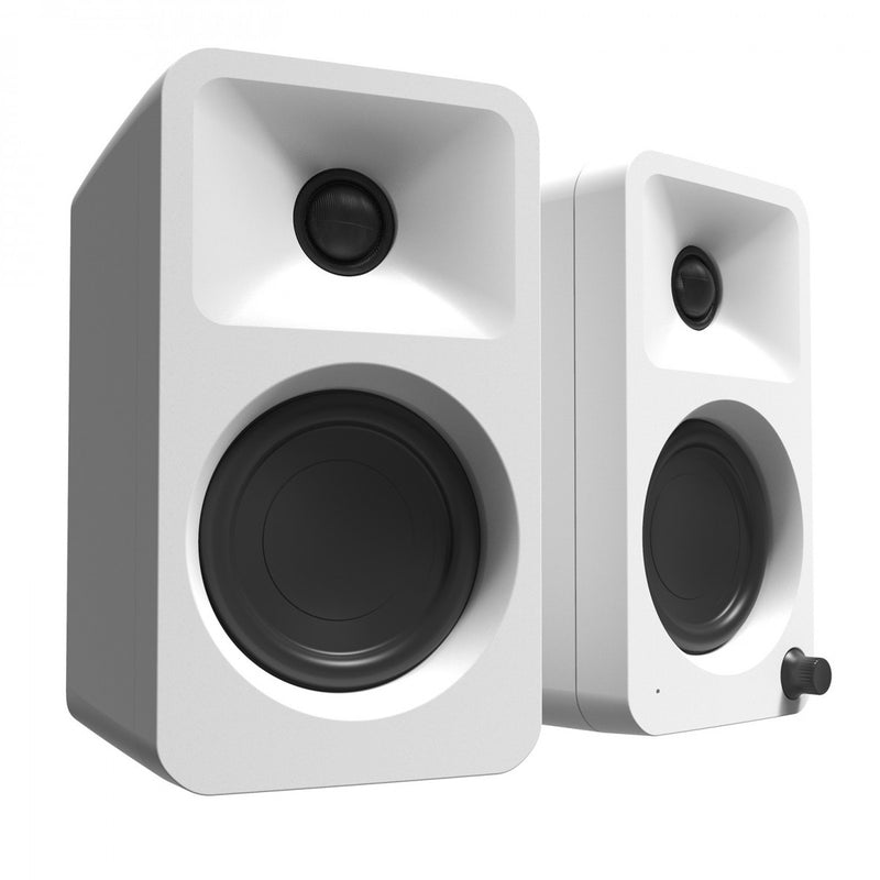 Kanto Ora Powered Reference Desktop Speakers With Bluetooth Matte White