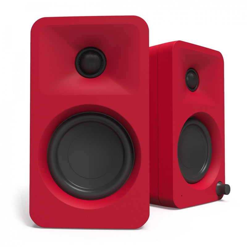 Kanto Ora Powered Reference Desktop Speakers With Bluetooth Red