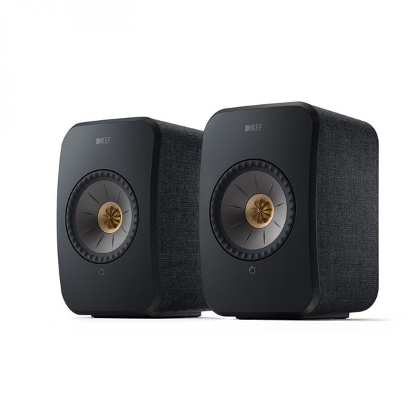 KEF LSX II Wireless Hi-Fi Speakers Pair Carbon Black