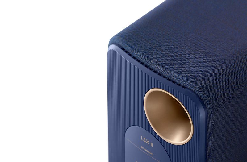 KEF LSX II Wireless Hi-Fi Speakers Pair Cobalt Blue