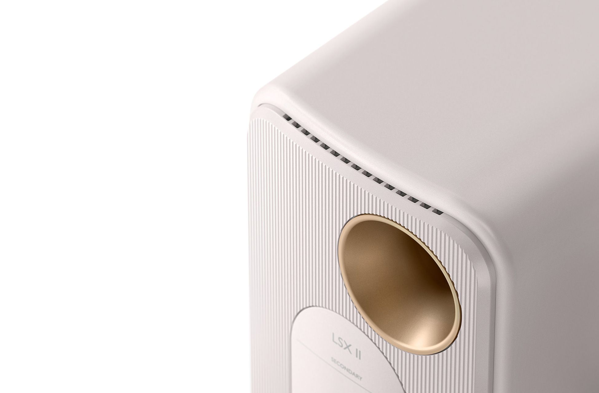 KEF LSX II Wireless Hi-Fi Speakers Pair Mineral White