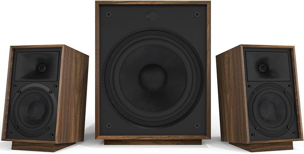 Klipsch Heritage ProMedia 2.1 Bluetooth Speaker System Walnut