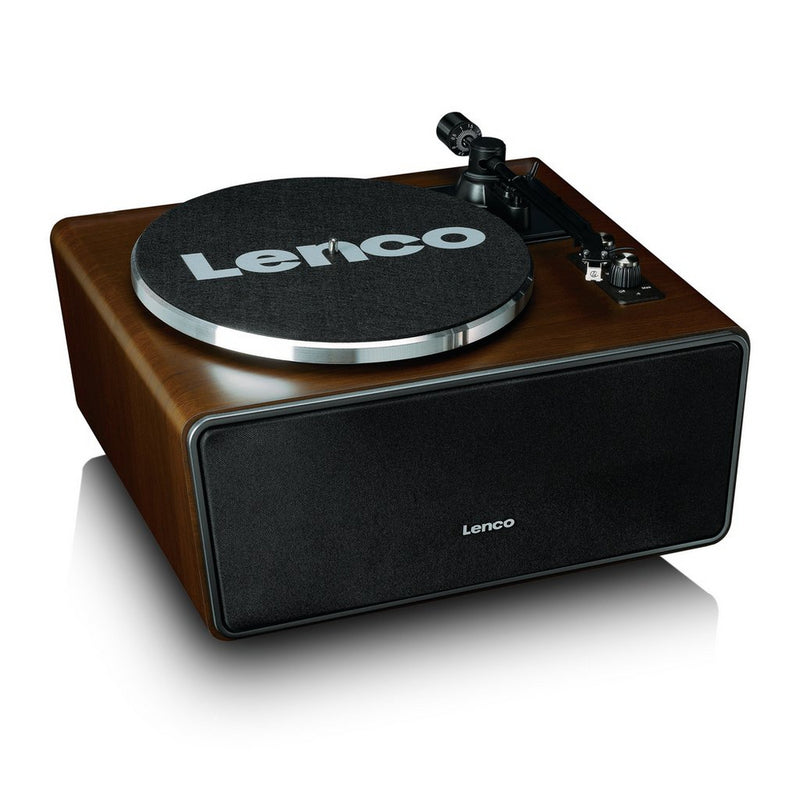 Lenco LS-470WA Belt Drive Bluetooth Turntable with Built In Speaker Walnut