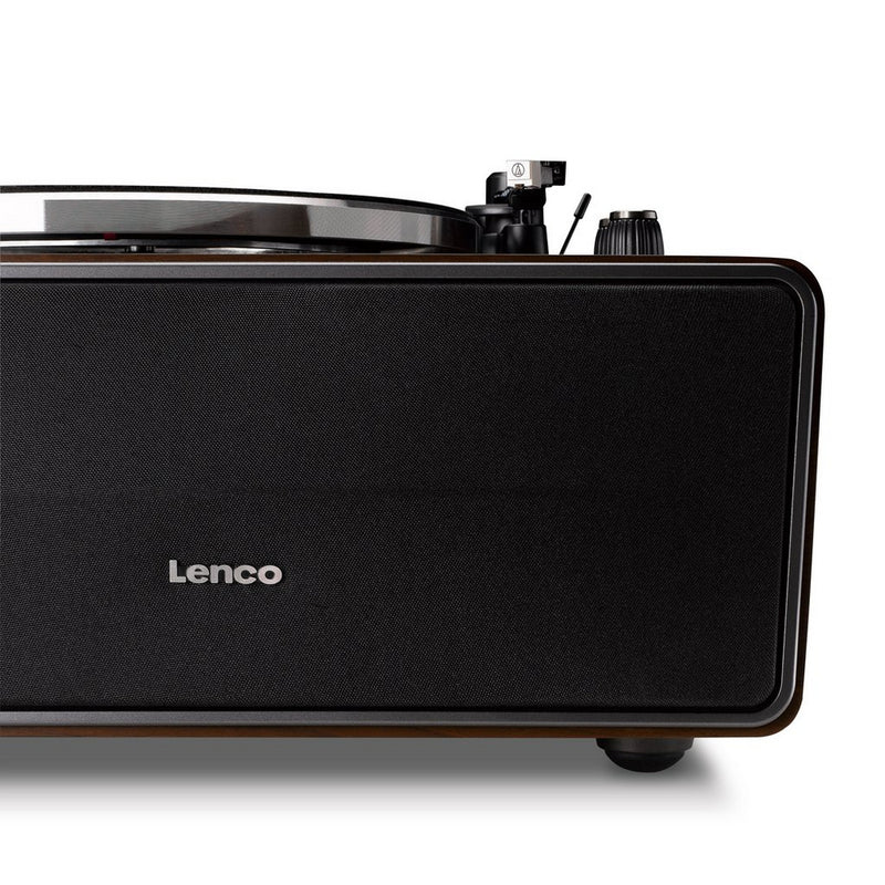 Lenco LS-470WA Belt Drive Bluetooth Turntable with Built In Speaker Walnut