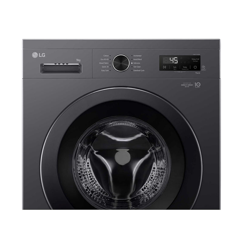 LG F4X1009NMK 9kg 1400 Spin X10 Series Direct Drive WiFi Enabled Washing Machine Grey