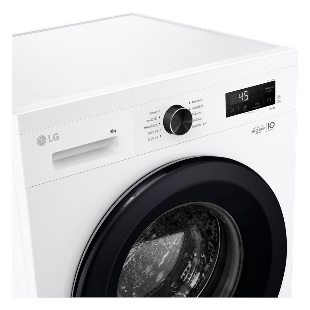 LG F4X1009NWK X10 Series Direct Drive WiFi-enabled 9 kg 1400 Spin Washing Machine White