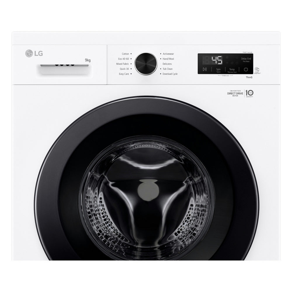 LG F4X1009NWK X10 Series Direct Drive WiFi-enabled 9 kg 1400 Spin Washing Machine White