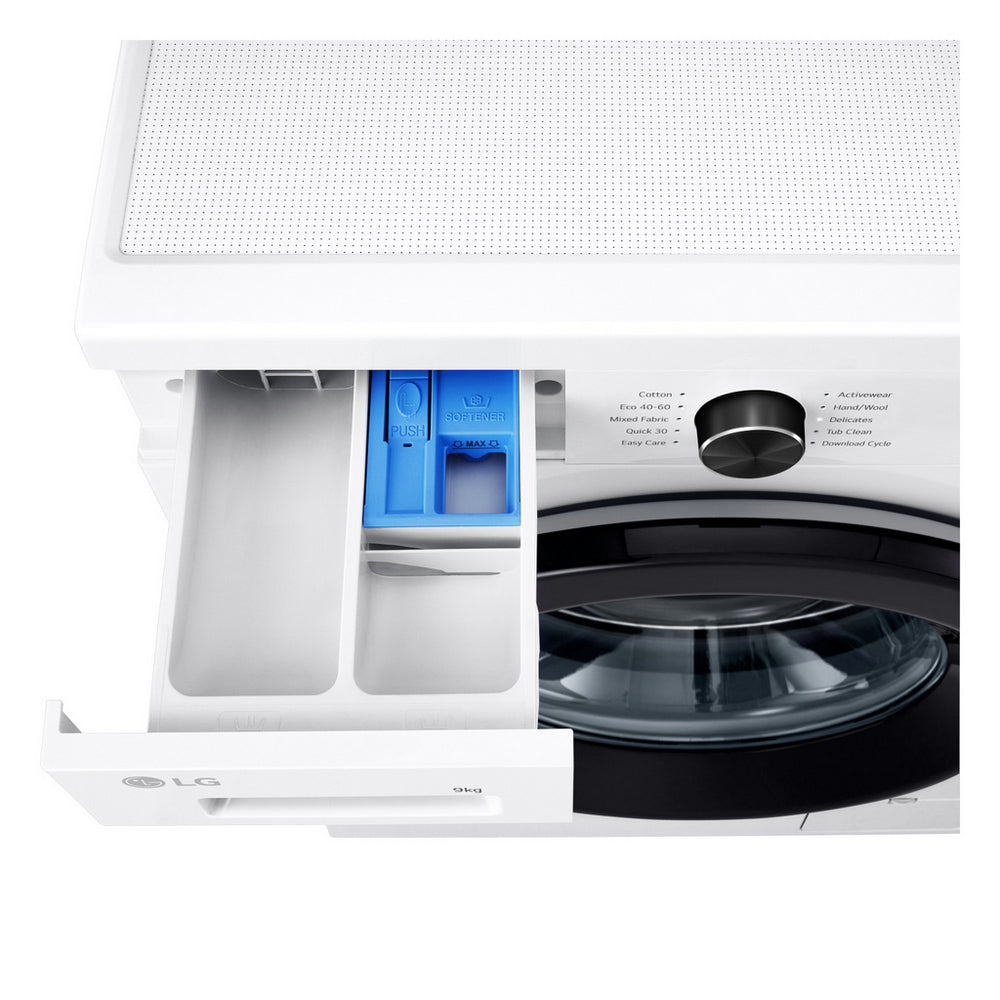 LG F4X1009NWK X10 Series Direct Drive WiFi-enabled 9 kg 1400 Spin Washing Machine White