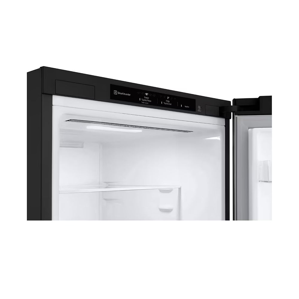 LG GBF3102EEP 343L NatureFRESH Frost Free Fridge Freezer with Non Plumbed Water Dispenser Matte Black