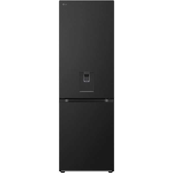 LG GBF3102EEP 343L NatureFRESH Frost Free Fridge Freezer with Non Plumbed Water Dispenser Matte Black