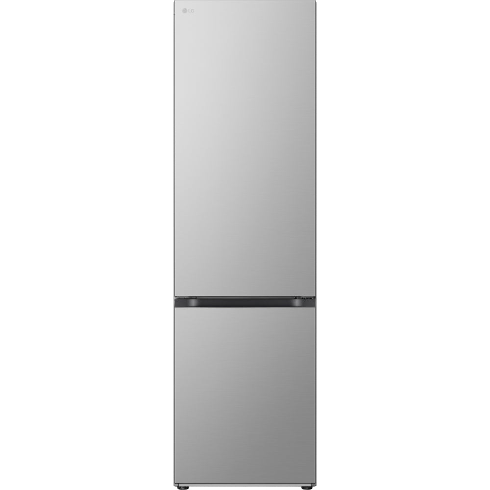 LG GBV22L0EPY 387L NatureFRESH Freestanding Frost Free Fridge Freezer Prime Silver