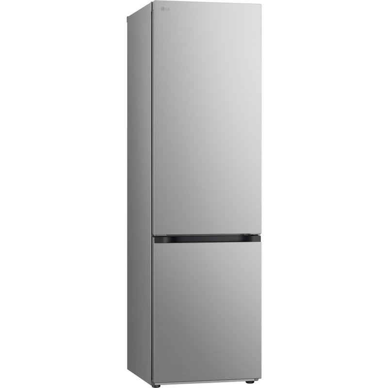 LG GBV22L0EPY 387L NatureFRESH Freestanding Frost Free Fridge Freezer Prime Silver