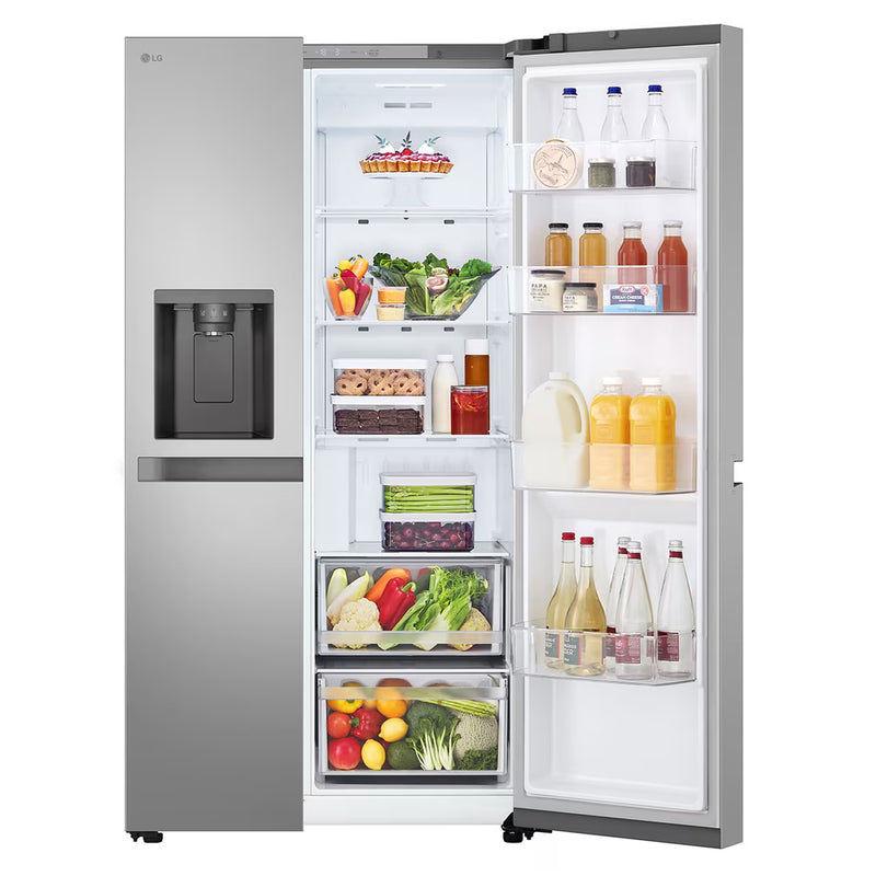 LG GSLC40PYPE 641L NatureFRESH American Fridge Freezer Prime Silver