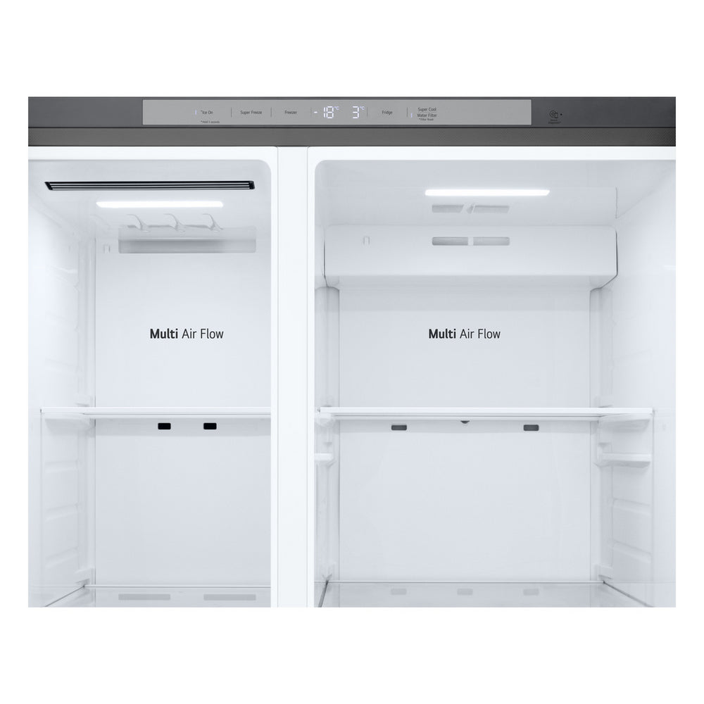 LG GSLC40PYPE 641L NatureFRESH American Fridge Freezer Prime Silver