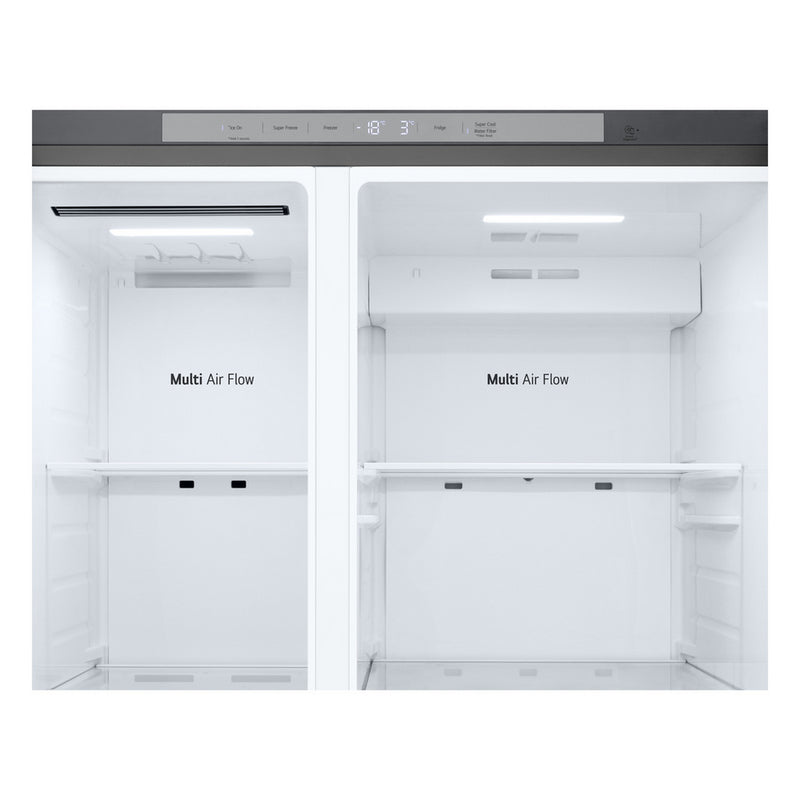 LG GSLC40PYPE 641L NatureFRESH American Fridge Freezer Prime Silver