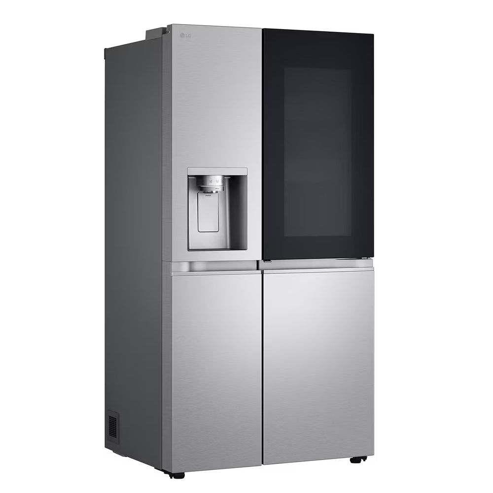 LG GSXE91BSAD 628L InstaView with Ice and Water Non Plumbed American Fridge Freezer Brushed Steel