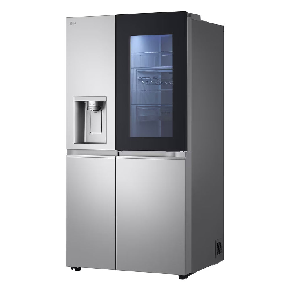 LG GSXE91BSAD 628L InstaView with Ice and Water Non Plumbed American Fridge Freezer Brushed Steel