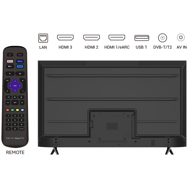 Metz 24MTD6000YUK 24 Inch DLED HD HDR Smart TV 2024