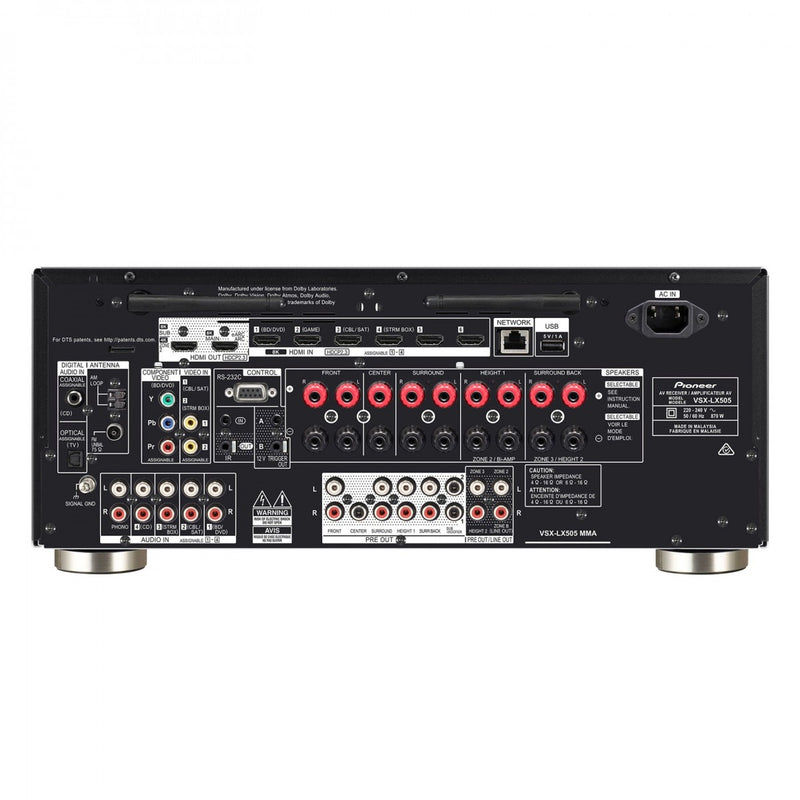 Pioneer VSX-LX505B 11.2 Channel AV Receiver - Black