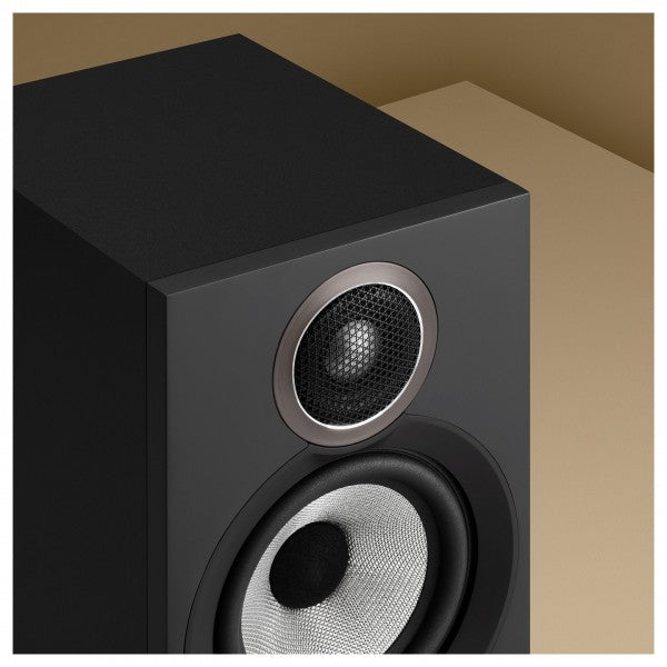 Bowers & Wilkins 607 S3 Bookshelf Speakers with FS-600 S3 Stands Black