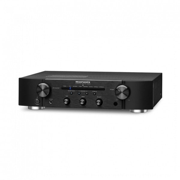 Marantz PM6007 Integrated Amp & CD6007 CD Player Black with Bowers & Wilkins 606 S3 Speakers Oak