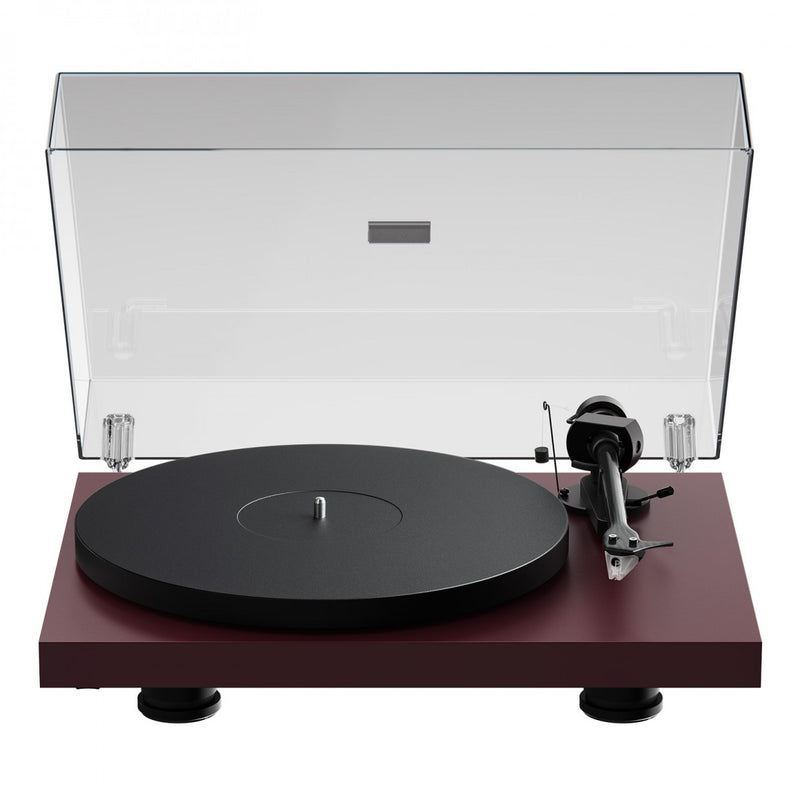 Pro-Ject Colourful Audio System 2 All In One True Analog HiFi Stereo System Satin Wine Red PJAACAS2RED