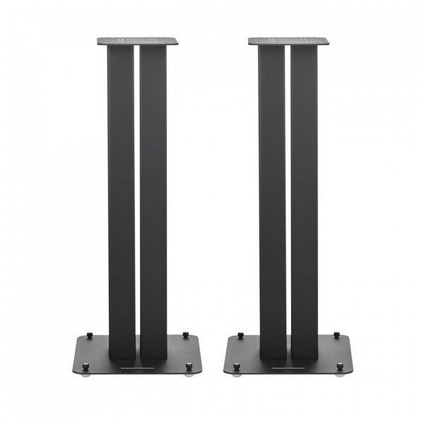 Bowers & Wilkins 606 S3 Bookshelf Speakers with FS-600 S3 Stands Black