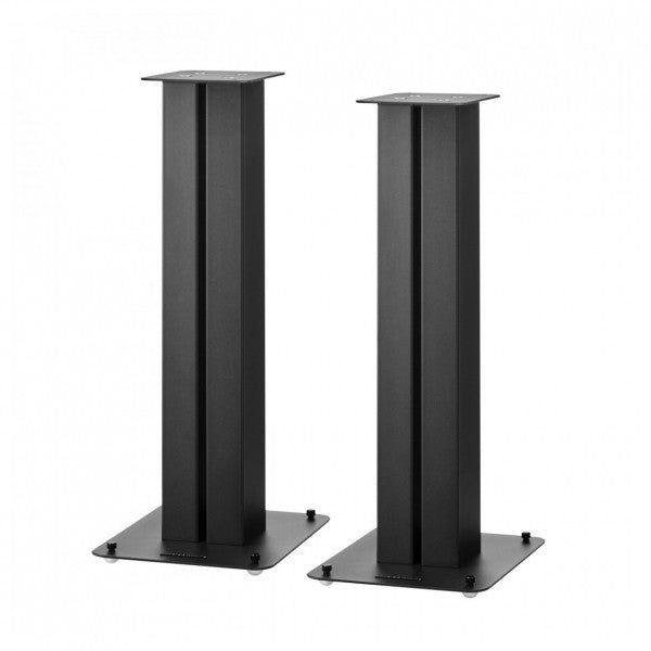 Bowers & Wilkins 606 S3 Bookshelf Speakers with FS-600 S3 Stands Black