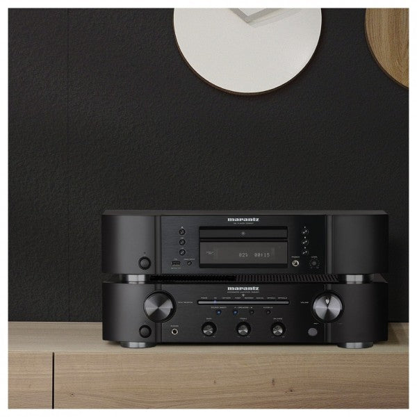 Marantz PM6007 Integrated Amp & CD6007 CD Player Hi-Fi Package Black