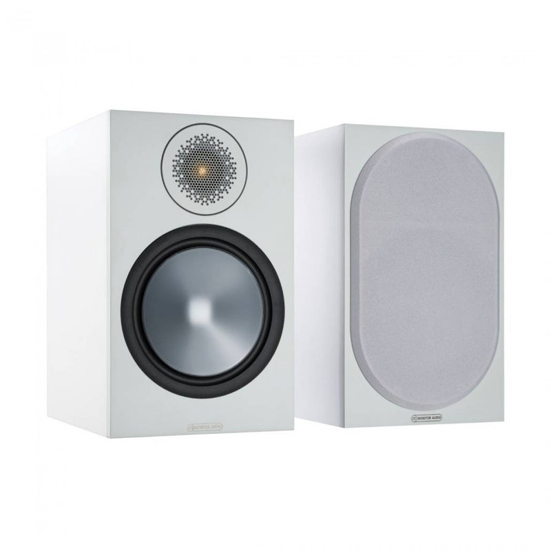 Harman Kardon Citation Amp with Monitor Audio Bronze 50 Bookshelf Speakers White Package