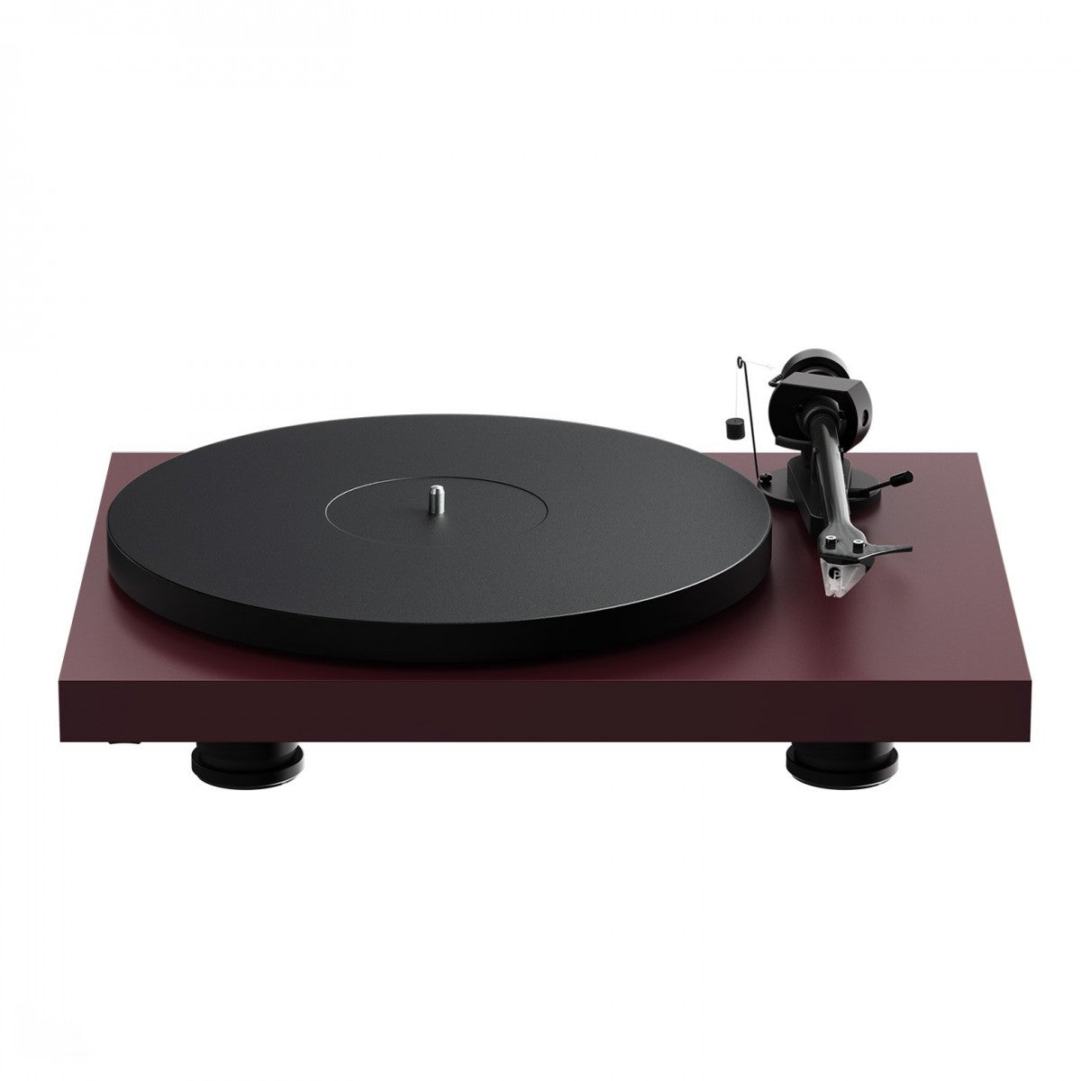 Pro-Ject Colourful Audio System 2 All In One True Analog HiFi Stereo System Satin Wine Red PJAACAS2RED