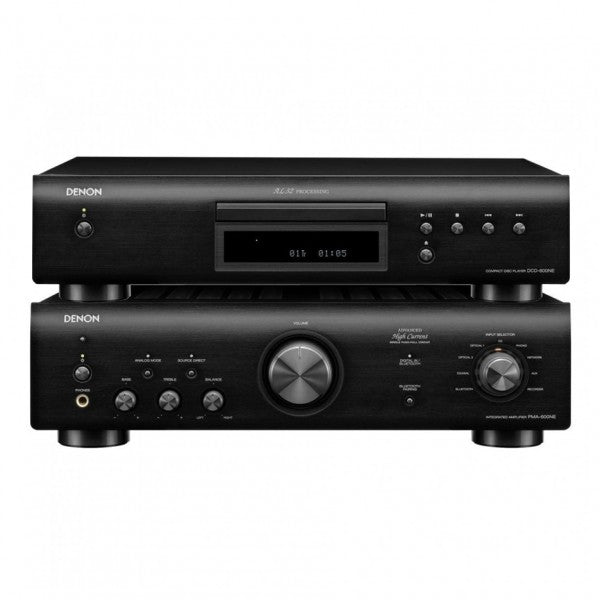 Denon PMA600NE Amp & DCD600NE CD Player Hi-Fi Package Black