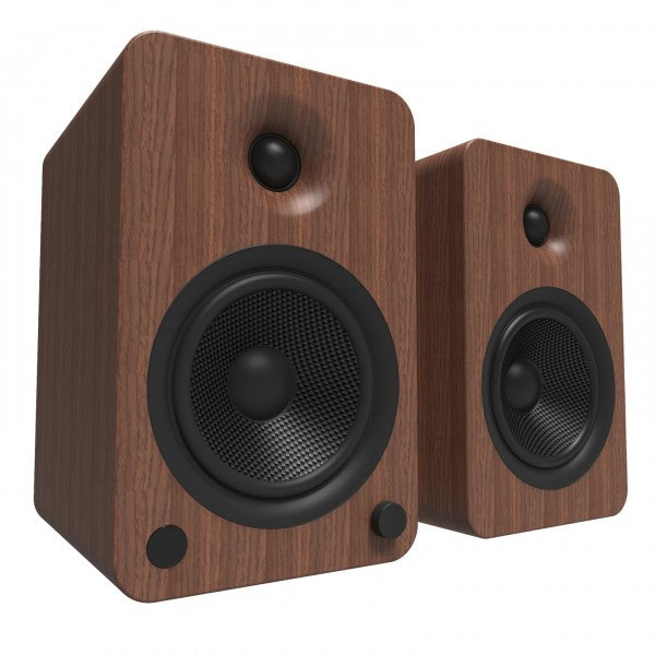 Kanto YU6 Powered Bookshelf Speakers With Bluetooth Walnut