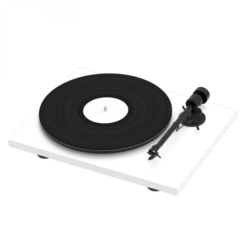 Pro-Ject T1 EVO BT Bluetooth Belt Driven Turntable with Built-In Switchable Phono Preamp White