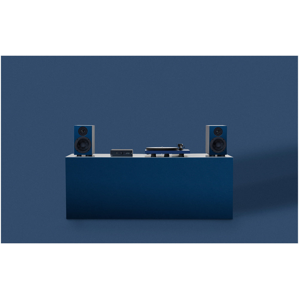 Pro-Ject Colourful Audio System 2 All In One True Analog HiFi Stereo System Satin Steel Blue PJAACAS2SBLUE