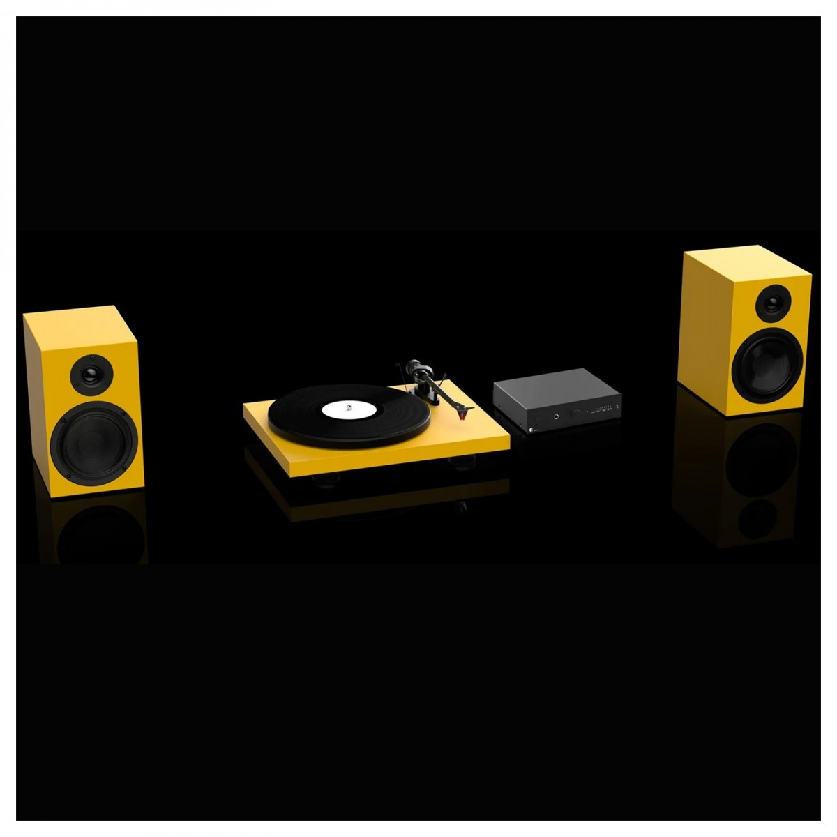 Pro-Ject Colourful Audio System Gold Yellow Clearance