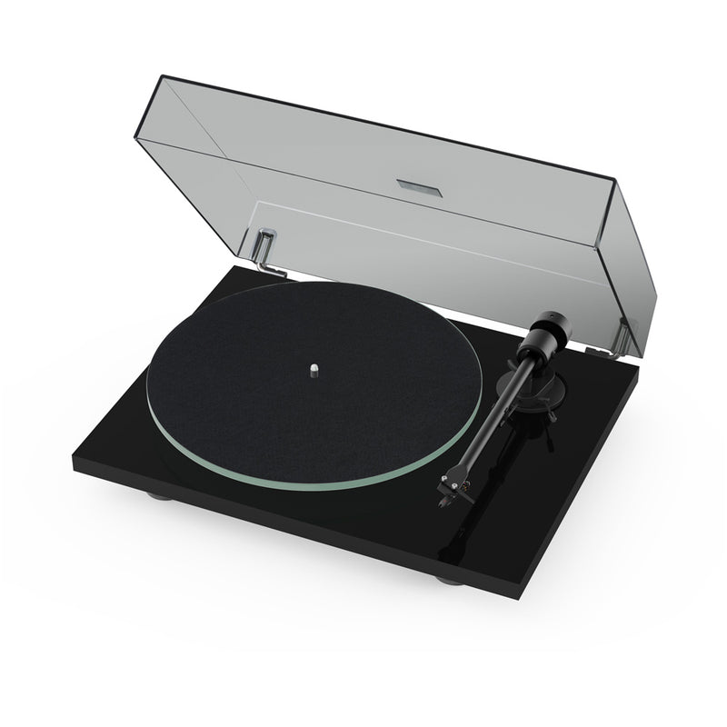 Pro-Ject T1 EVO BT Bluetooth Belt Driven Turntable with Built-In Switchable Phono Preamp Black