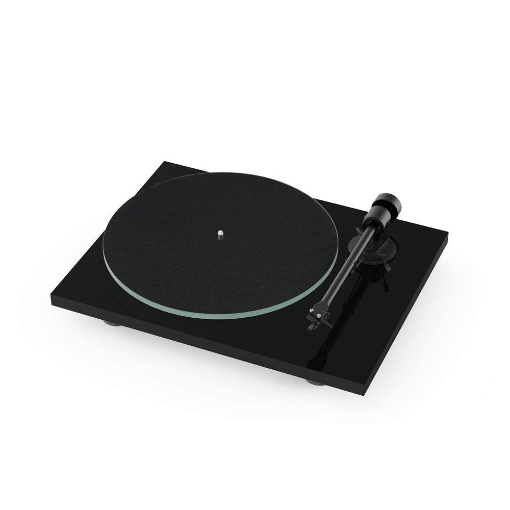 Pro-Ject T1 EVO BT Bluetooth Belt Driven Turntable with Built-In Switchable Phono Preamp Black