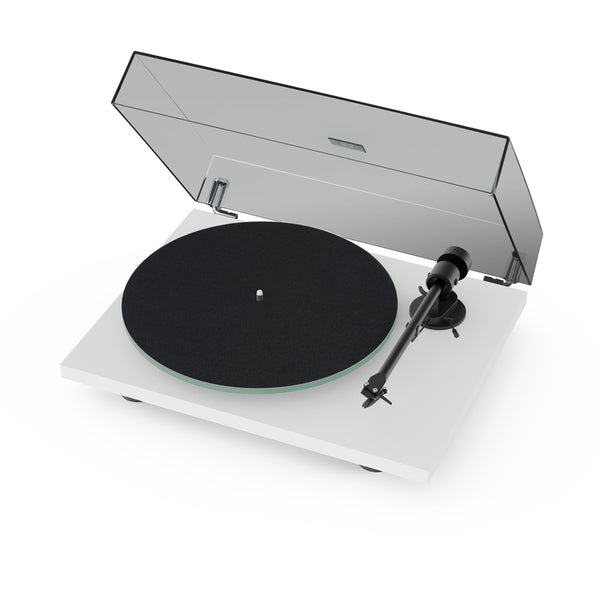 Pro-Ject T1 EVO BT Bluetooth Belt Driven Turntable with Built-In Switchable Phono Preamp White