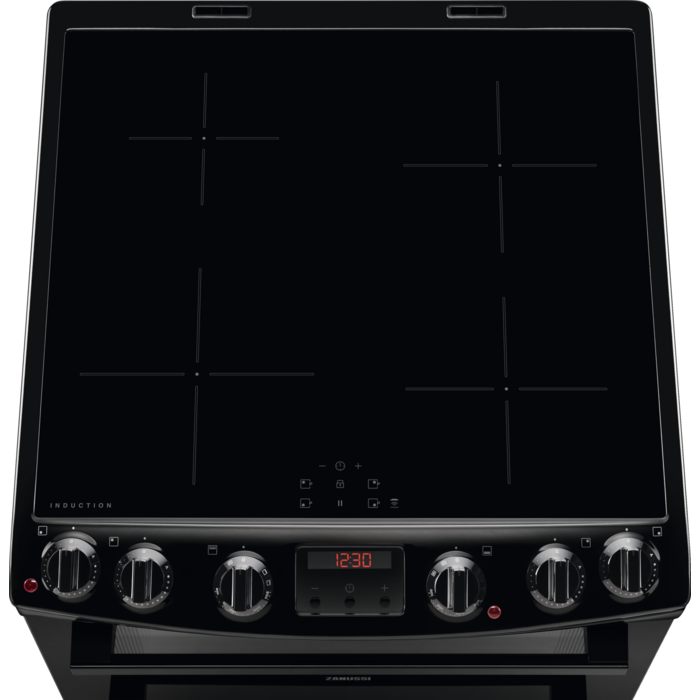 Zanussi ZCI66280BA Electric Cooker with Induction Hob Black