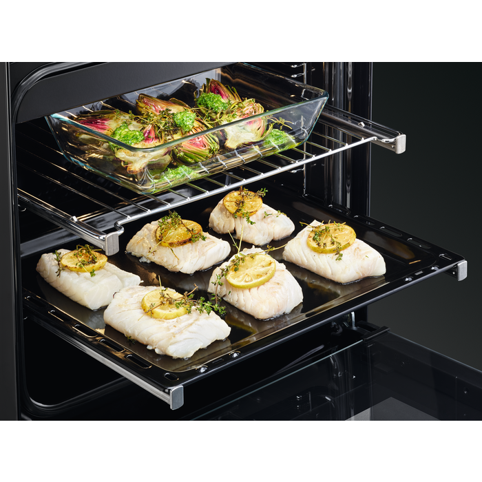 AEG CKB6540ACM Dual Fuel Cooker with Double Oven