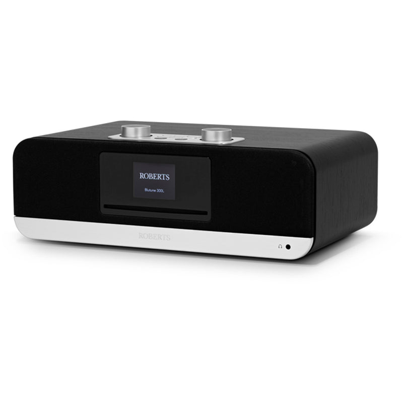 Roberts Blutune 300L DAB DAB+ Bluetooth CD USB Sound System Black