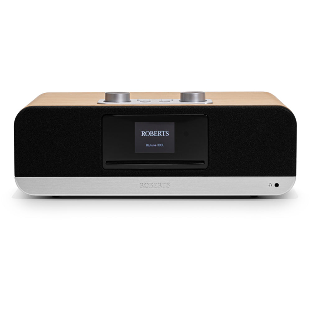 Roberts Blutune 300L DAB DAB+ Bluetooth CD USB Sound System Cherry Wood