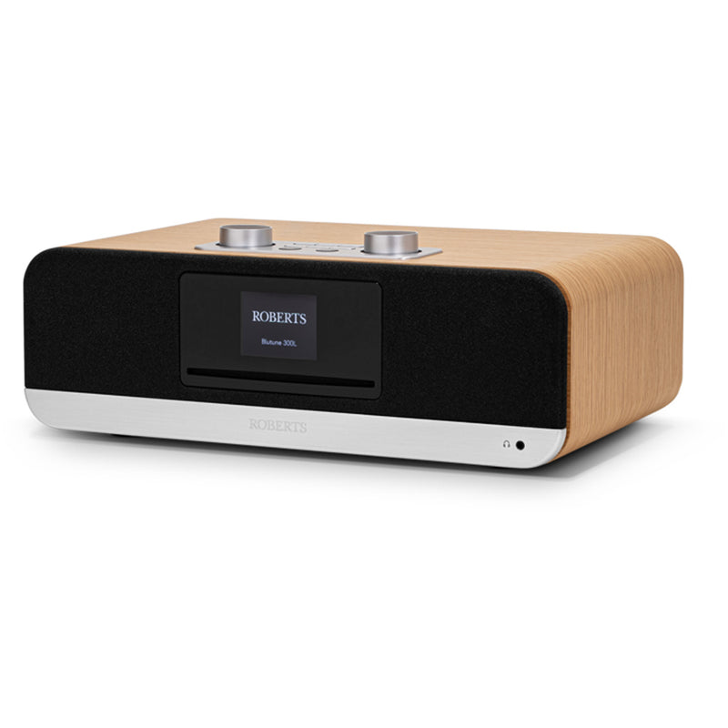 Roberts Blutune 300L DAB DAB+ Bluetooth CD USB Sound System Cherry Wood