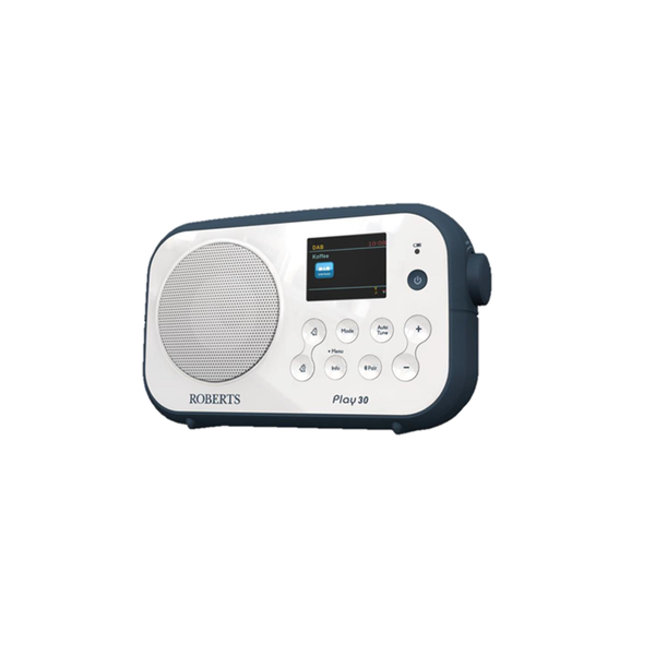 Roberts PLAY 30 DAB DAB+ FM RDS Digital Bluetooth Radio White