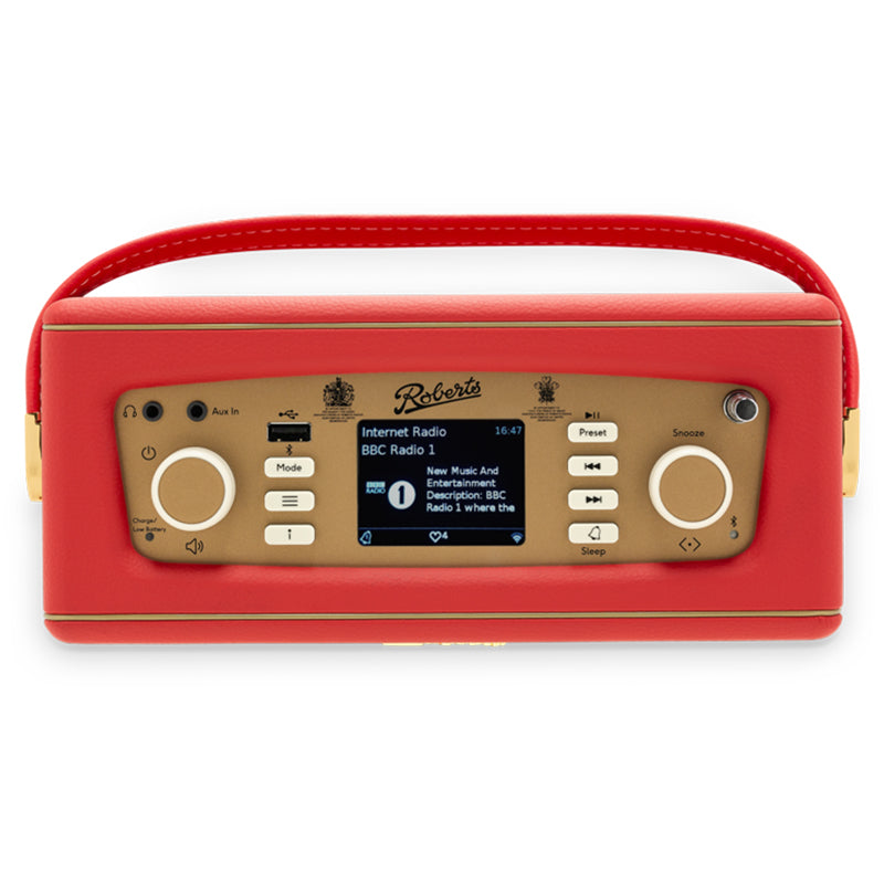 Roberts Revival iStream 3L DAB+ FM Bluetooth Internet Smart Radio works with Amazon in Classic Red