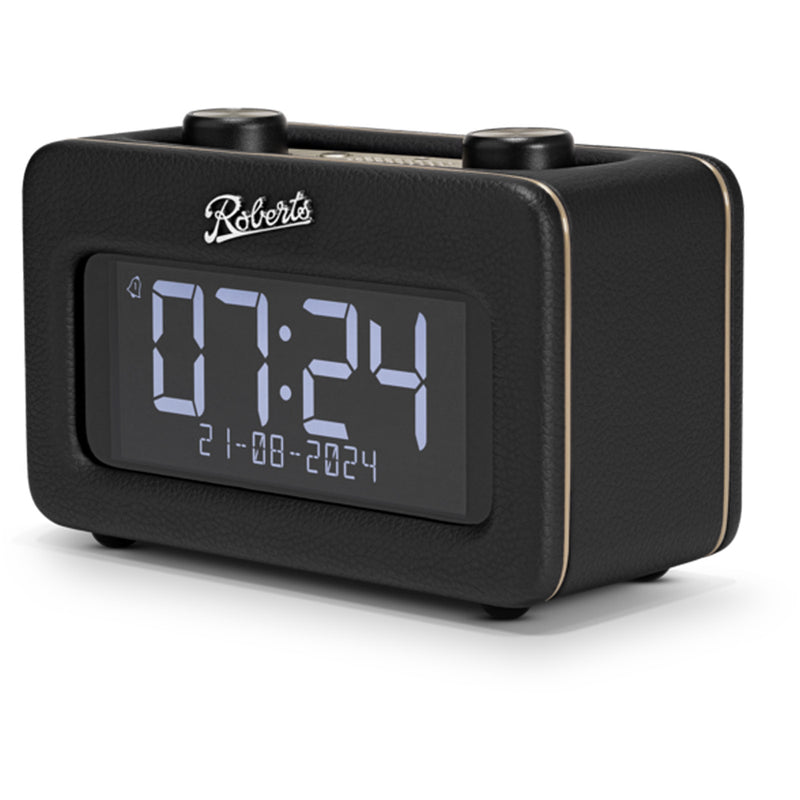 Roberts Revival Rest DAB DAB+ FM Bluetooth Bedside Clock Radio Black