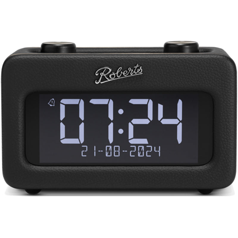 Roberts Revival Rest DAB DAB+ FM Bluetooth Bedside Clock Radio Black